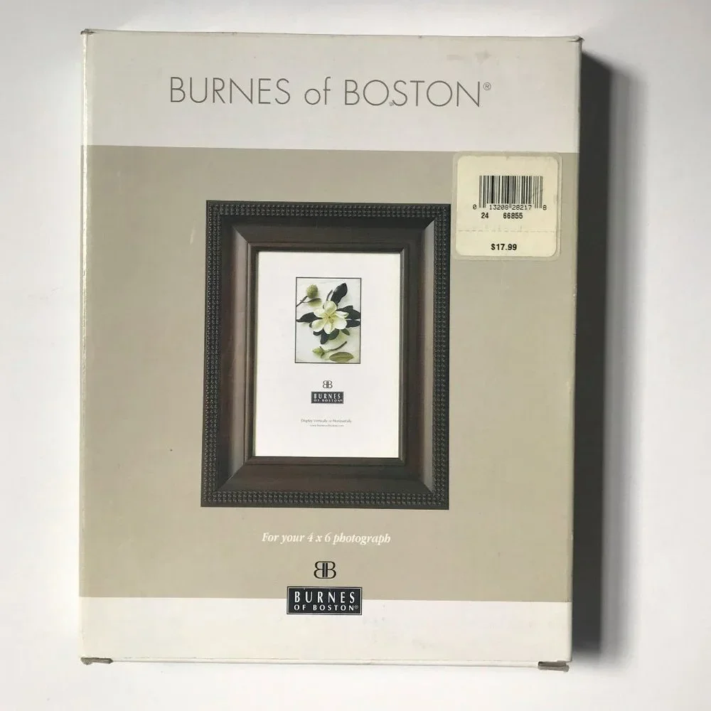 Burnes of Boston 4x6 Dark Walnut Frame